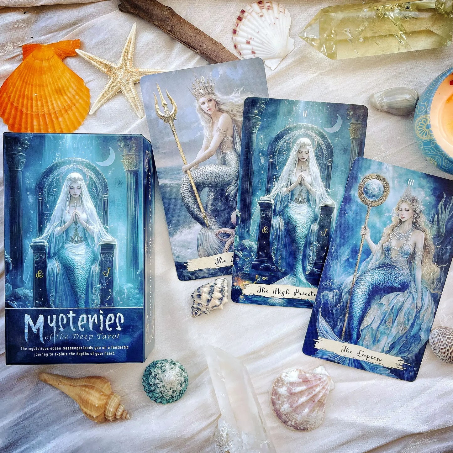 New Beginner 12x7cm Tarot Rider Waite 78 Genuine Professional Forest Spirit Tarot Cards deck with guidebook Spanish Russian PDF