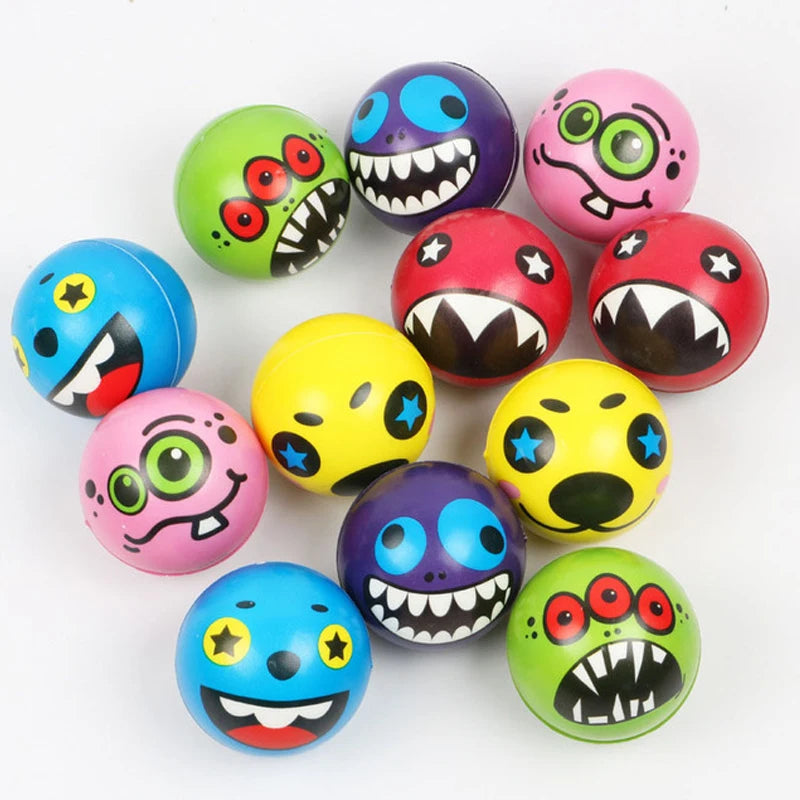 6 Pcs Toys Stress Ball Anxiety Relief For Boys Girls Squeeze Ball That Relieves Stress interesting Children Toys