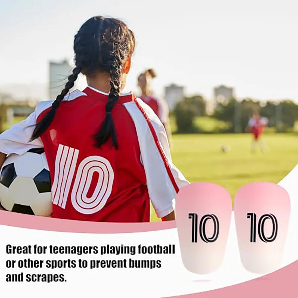 Loogdeel 1Pair Mini Children's Football Sports Leg Guards Board Adult Kids Shinguards Soccer Calf Protection Legging Shin Pads