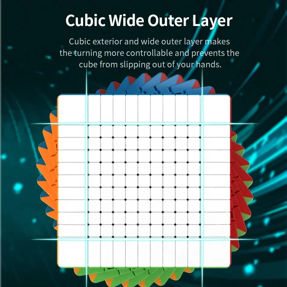 MoYu MFJS MeiLong 11 11x11Magic Speed Cube Stickerless Professional Fidget Toys Meilong 11x11 Cubo Magico Puzzle
