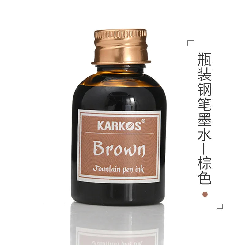 Fountain Pen Ink Bottle 30 ml / Ink-Sac Set, Water Soluble Colorful Replaceable Refill Office School Supplies Student Stationery