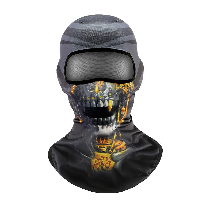 KUPOSS Funny Balacalava Summer Sun Protection Motorcycle Full Face Mask High Elasticity Breathable Quick Drying Headgear