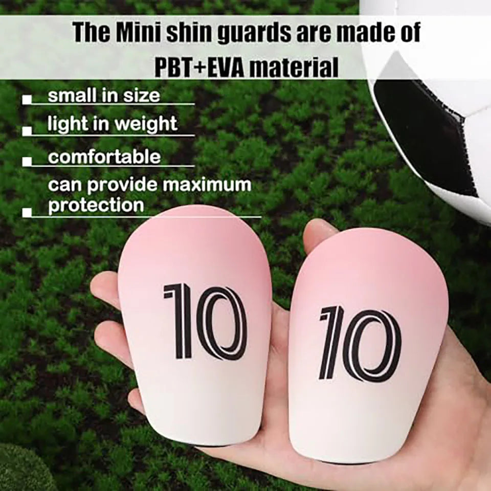 Loogdeel 1Pair Mini Children's Football Sports Leg Guards Board Adult Kids Shinguards Soccer Calf Protection Legging Shin Pads