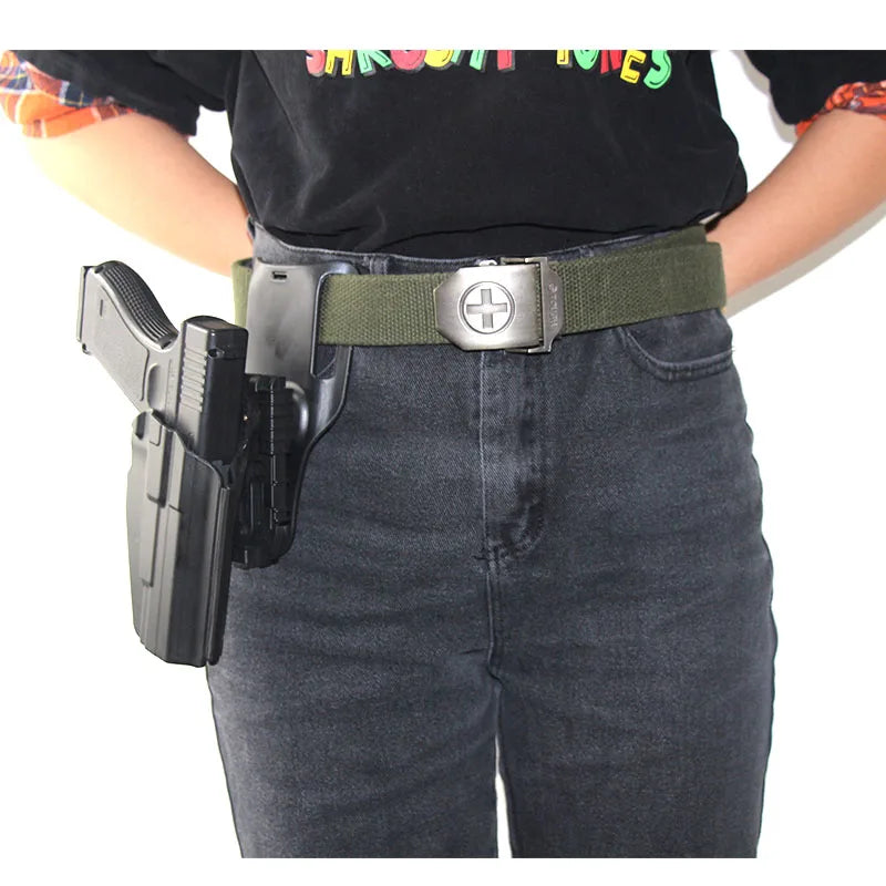Tactical Quick Locking Fork System Kit QLS 19 22 Gun Holster Adapter Drop Leg Strap Waist Belt Loop Paddle Hunting Equipment