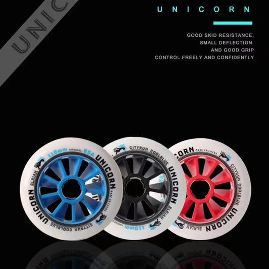 UNICORN 85A Street Road Marathon Roller Skates Wheels for 90mm 100mm 110mm Speed Racing Skating Ruedas Tyre for PS CITYRUN 6/8
