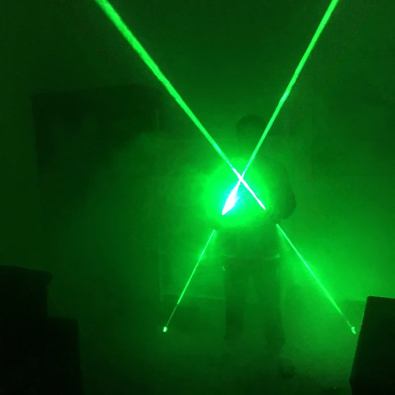Green Laser Sword Mini Dual Direction For Stage Laser Man Show Double-Headed Wide Beam Laser Double Laser Pen Dancing Dj Show