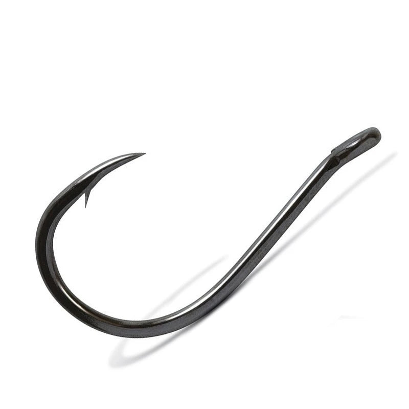 50Pcs/Lots Fishing Hooks High Carbon Steel Barbed Fishhooks High Quality Offset Circle Hooks For Carp Live Bait 1-12# Fishhooks