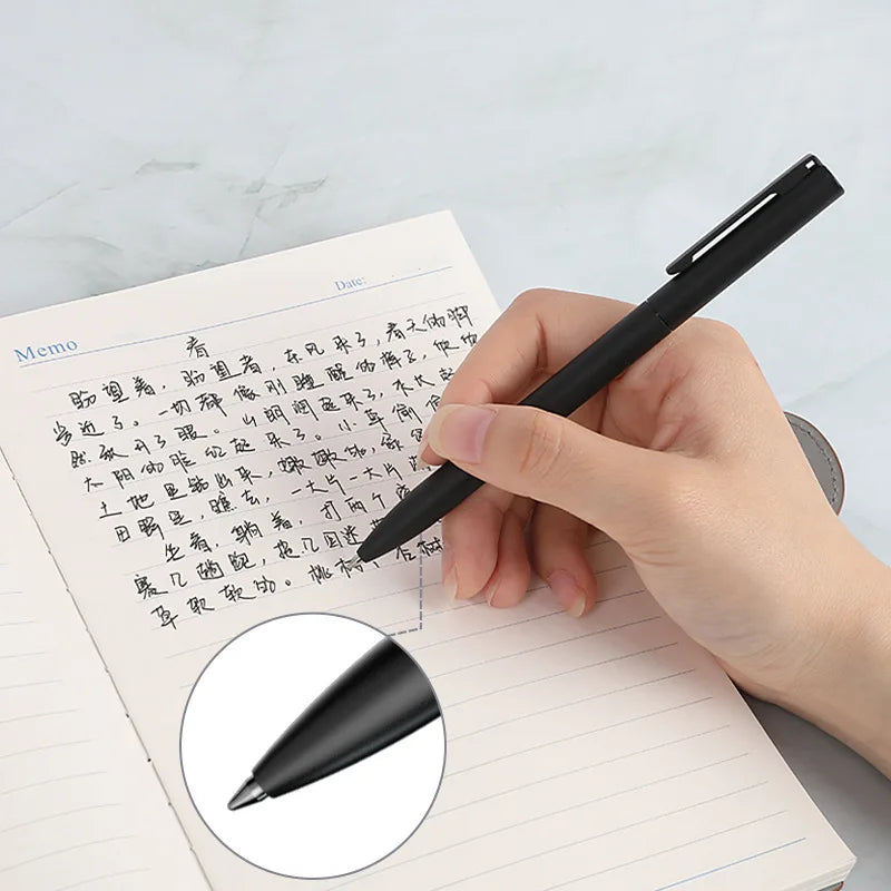 BEIFA Metal Gel ink Pen Mijia Sign Pens 0.5MM PREMEC Smooth Switzerland Refill Black Ink Japan Office Business School