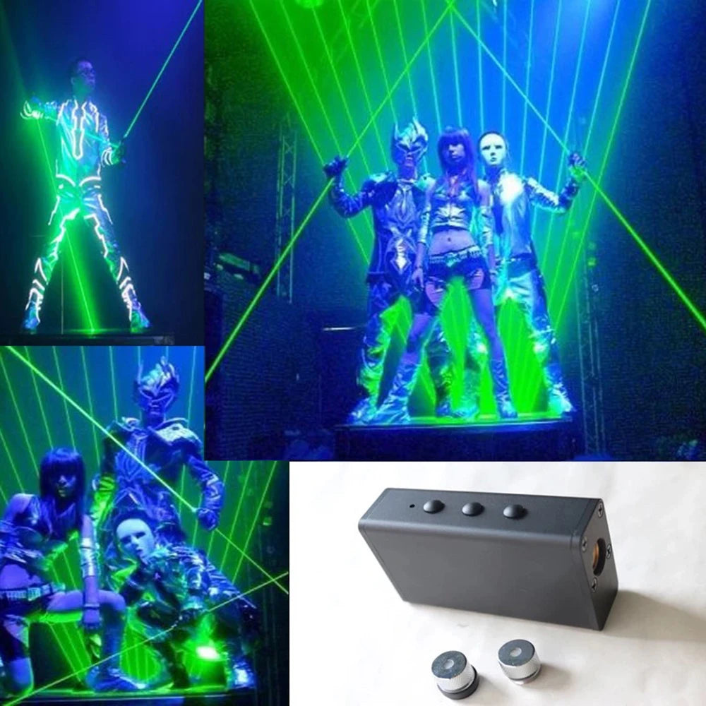 Green Laser Sword Mini Dual Direction For Stage Laser Man Show Double-Headed Wide Beam Laser Double Laser Pen Dancing Dj Show