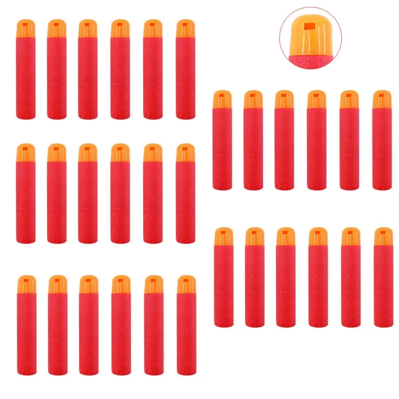 6/30/54/60pcs Mega for Nerf Sniper Rifle Darts Bullets Mega Foam Refill Darts Big Hole Head Bullets for Nerf Mega Kid Toy Gift