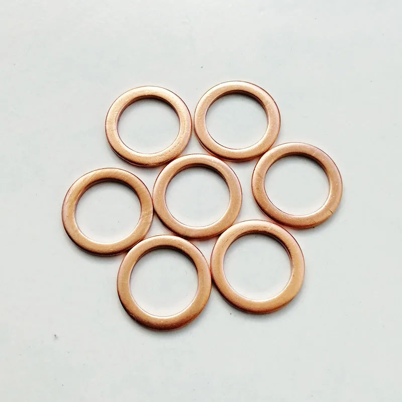 20PCS/50PCS/100PCS Diesel Car Fuel Injector Gasket  For Mitsubishi Delica Pajero L200 L400 MD070717 4D56 4M40 4D65, 4D68, 4D55