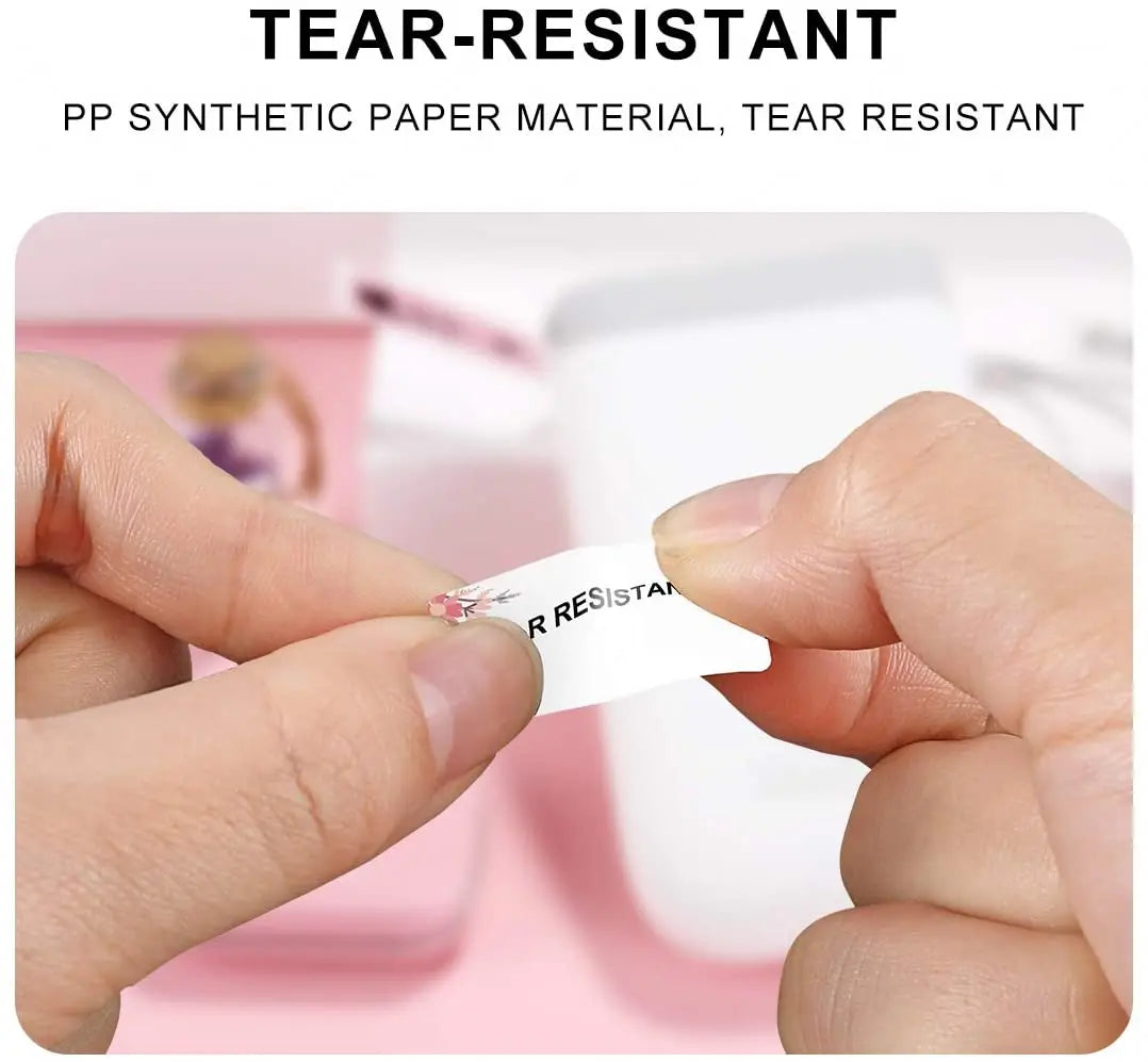 Niimbot D11 Printing Label Supermarket Waterproof Anti-Oil Tear-Resistant Price Label Pure Color Scratch-Resistant Label Paper