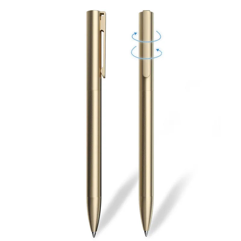 BEIFA Metal Gel ink Pen Mijia Sign Pens 0.5MM PREMEC Smooth Switzerland Refill Black Ink Japan Office Business School
