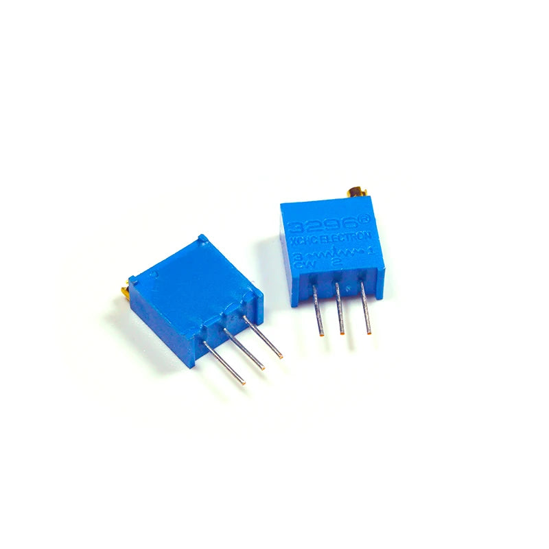 10pcs 3296W 3296 50 100 200 500 ohm 1K 2K 5K 10K 20K 50K 100K 200K 500K 1M ohm 103 100R 200R 500R Trimpot Trimmer Potentiometer
