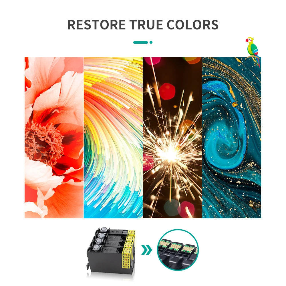 604 Ink Cartridge FULL For Epson T 604XL T604 XL Compatible Cartridges XP 2200 2205 3200 3205 4200 4205 WF 2910 2930 2950Printer