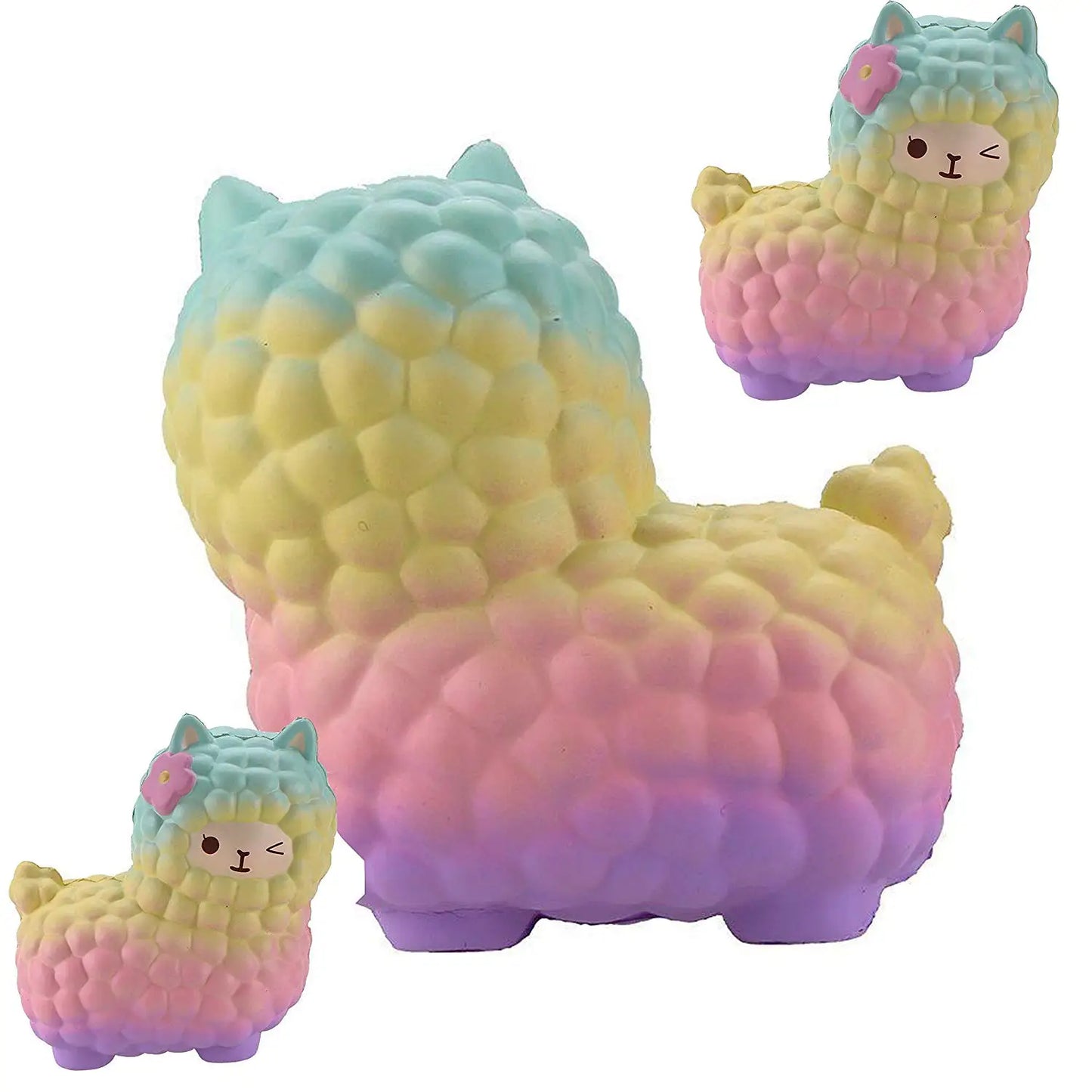 Jumbo Sheep Alpaca Squishy Cute Galaxy Slow Rising Animal Squish Wholesale Exquisite Kids Gift