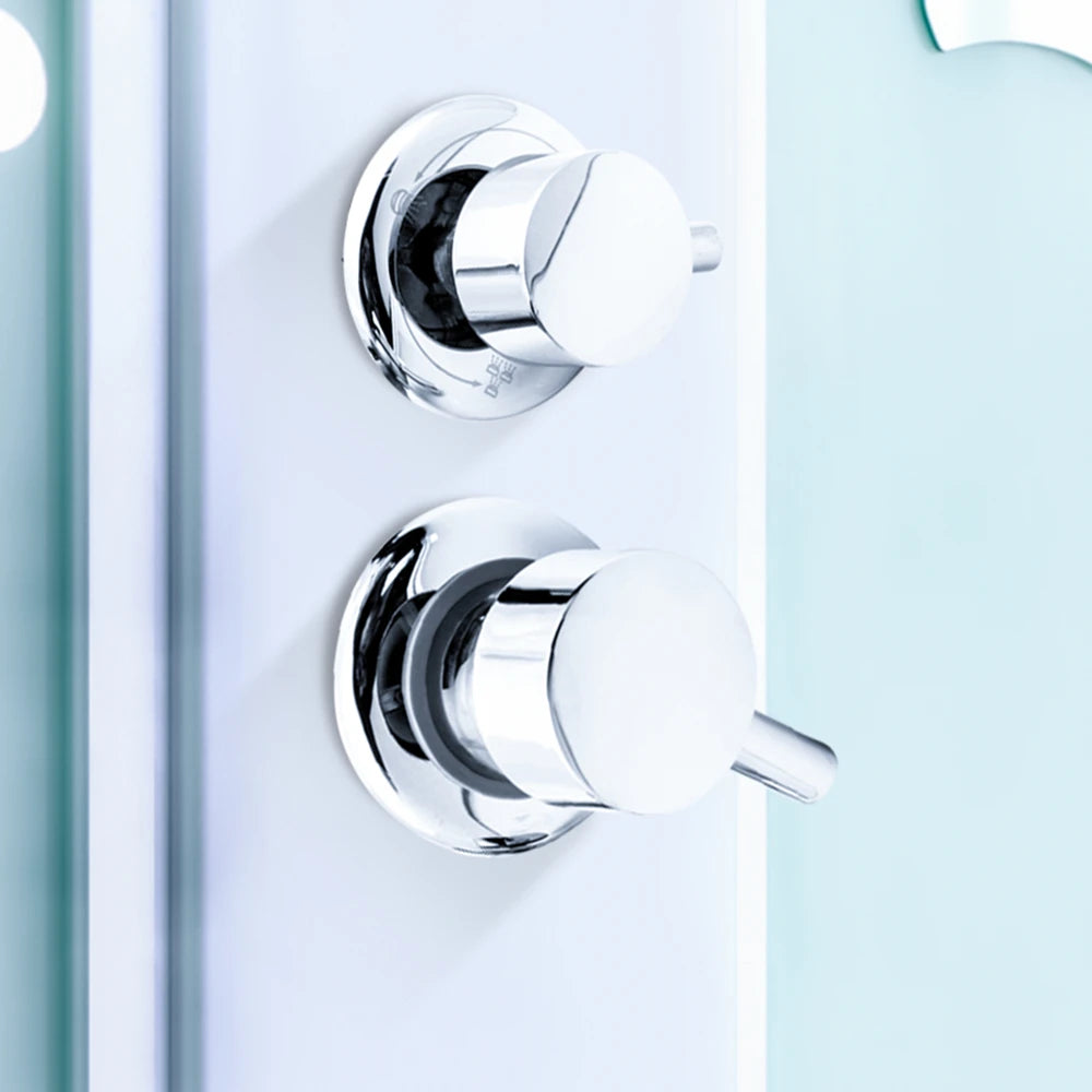 2/3/4/5 Ways Water Outlet Screw Thread Center Distance 10cm 12.5cm Mixing Valve Brass Bathroom Shower Mixer Faucet Tap Cabin