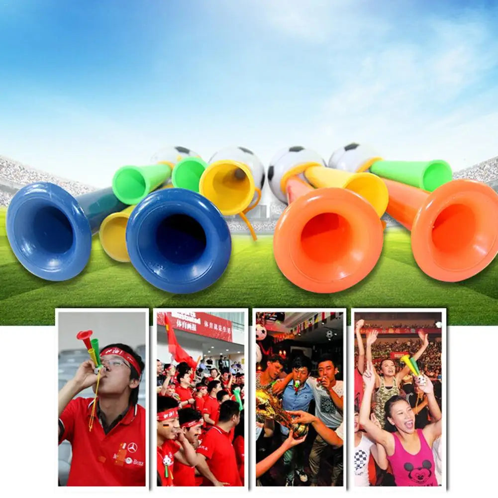19x5.5cm Football Stadium Horn Sports Soccer Horn Games Cheering Prop Concert Party Ball Game Cheering Trumpet