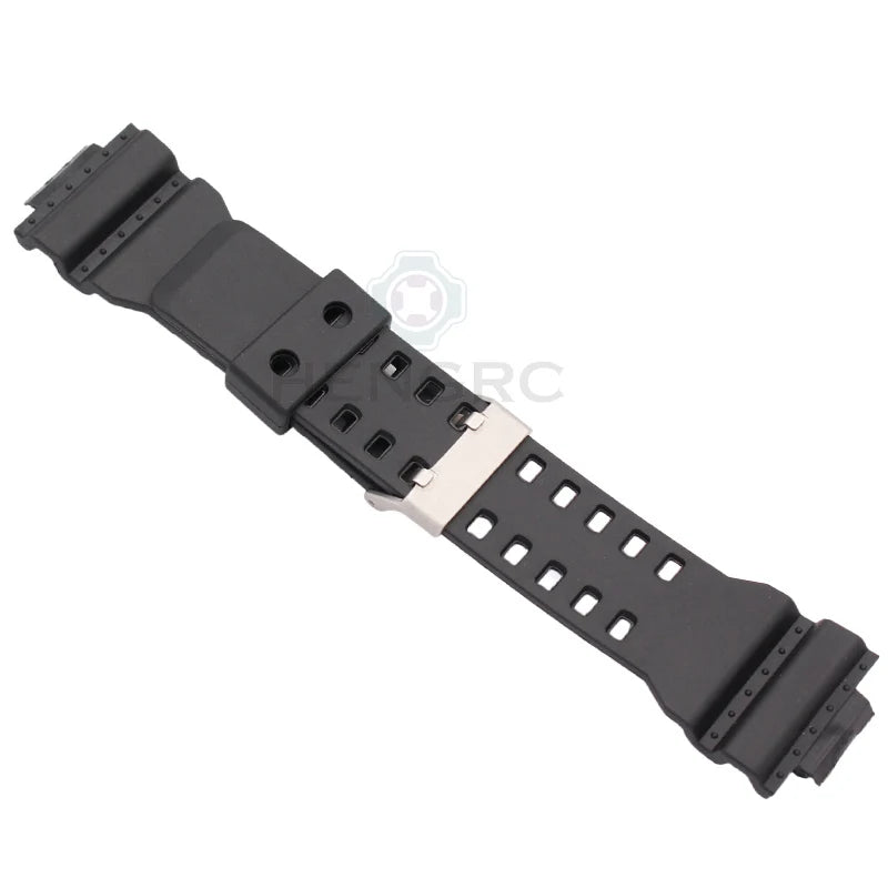 16mm PU Watch Band Strap Replacement Black Waterproof Watchbands Accessories For GA-110 / GA-100 / GA-120 / GA-200