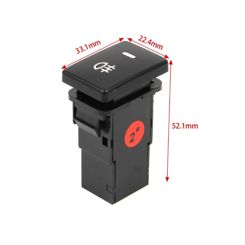 Easy Installation Car Fog Light Switch 12V Button Replacement For Camry Prius D7YA