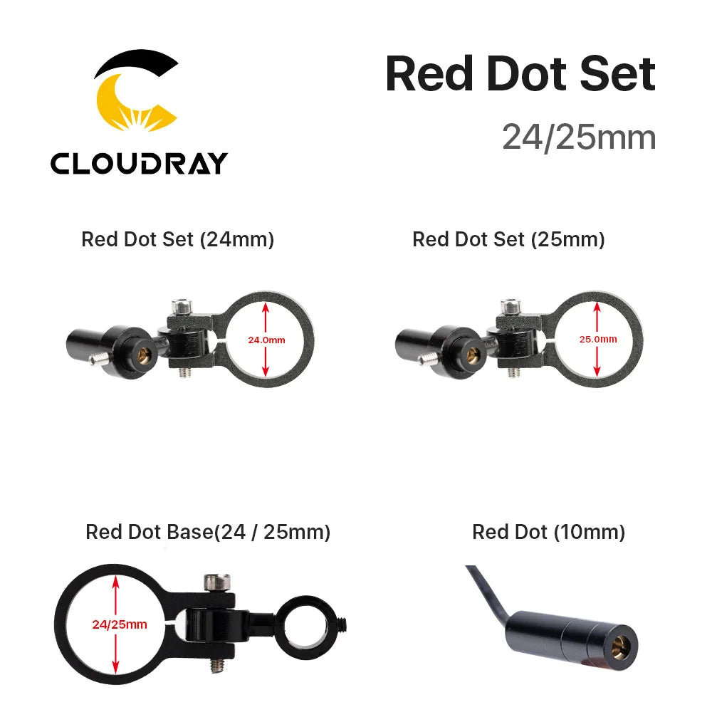 Cloudray Diode Module Red Dot Device Positioning DC 5V for DIY Co2 Laser Engraving Cutting Head