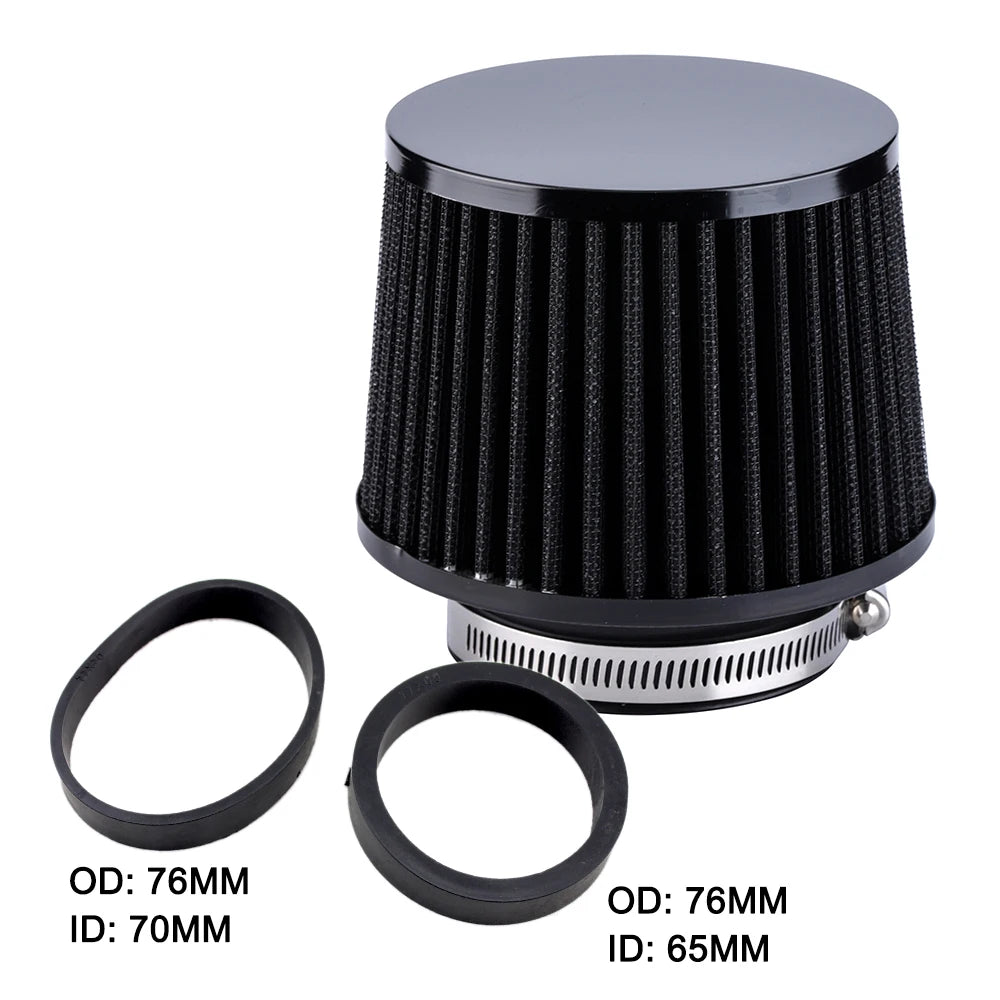 R-EP Universal Car Air Intake Filter 76MM 70mm 65mm Performance High Flow Filters for Cold Air Intake 3inch 2.75inch 2.5inch