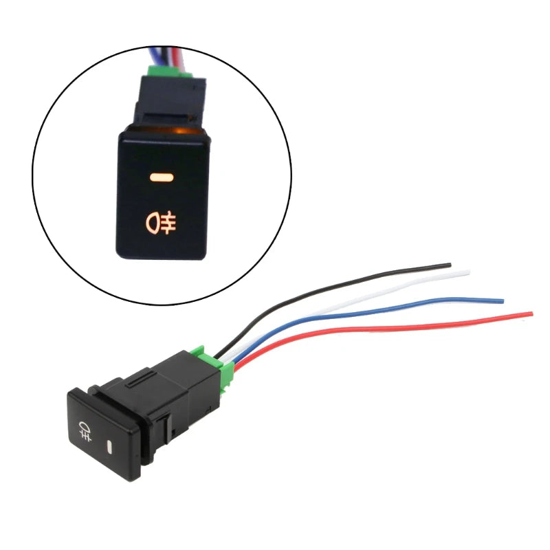 Easy Installation Car Fog Light Switch 12V Button Replacement For Camry Prius D7YA