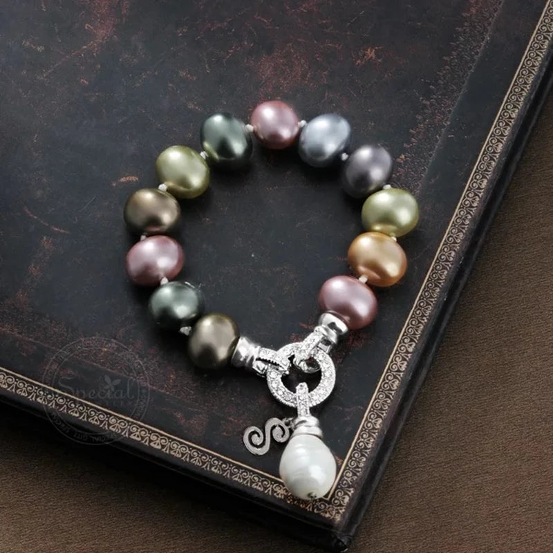 Juya Handmade Baroque Jewelry Material Silver Color Fastener Hook Clasp Accessories For Women Beadwork Pearl Bead Jewelry Making