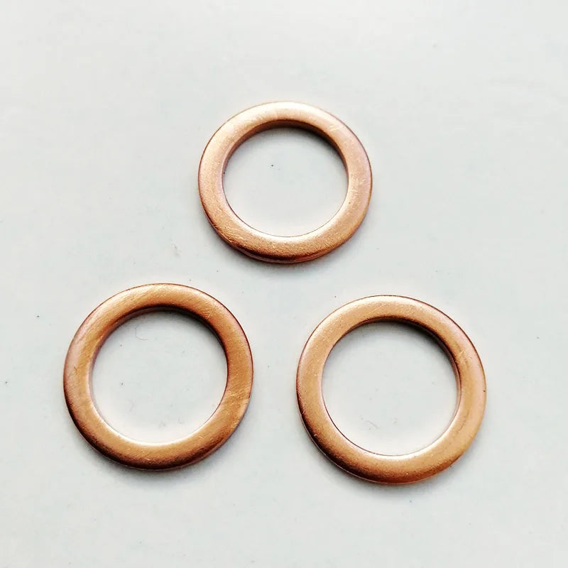 20PCS/50PCS/100PCS Diesel Car Fuel Injector Gasket  For Mitsubishi Delica Pajero L200 L400 MD070717 4D56 4M40 4D65, 4D68, 4D55