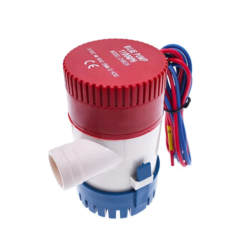 1Pcs bilge pump 12v 24V 1100gph 750gph water pump used in boat seaplane motor homes houseboat