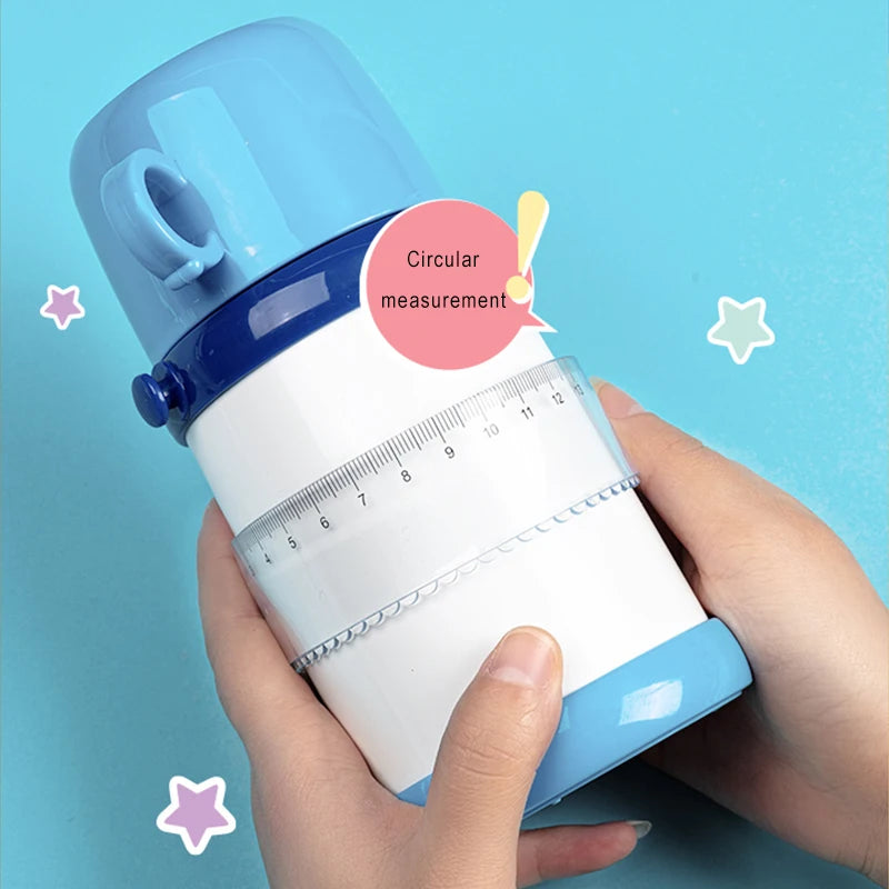 Deli Flexible Soft Ruler Set Transparent Plastic Ruler For Student Drawing Mathematical Geometry School Stationery Curve Ruler