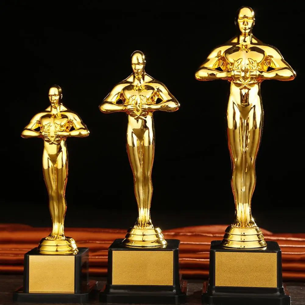 Oscar Trophy Awards Replica Small Gold Man PC Gold-Plated Team Sport Competition Craft Souvenir Party Celebrations