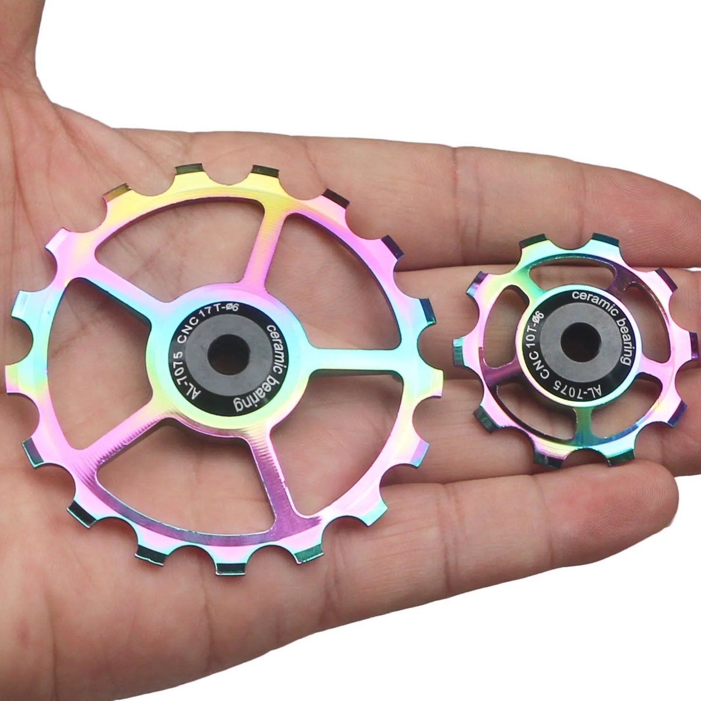 10T 11T 12T 13T 14T 15T 16T 17T MTB Road Bike Rear Derailleur Pulley Roller Ceramic Bearing Guide Jockey Wheel For Shimano Sram