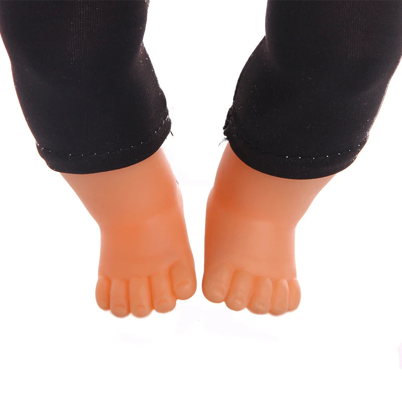 6 Colors Cropped Pants leggings For 18 Inch American Doll Girl Toy 43 cm Baby New Born Clothes Accessories Our Generation