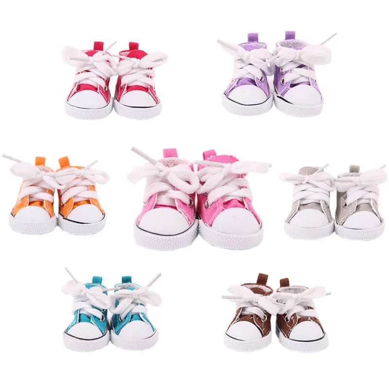 5Cm Mini Doll Shoes For 14.5Inch Wellie Wisher Blythe&EXO&Paola Reina&1/6 BJD Doll Clothes Accessories Generation Girl DIY Toys
