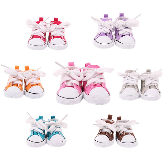 5Cm Mini Doll Shoes For 14.5Inch Wellie Wisher Blythe&EXO&Paola Reina&1/6 BJD Doll Clothes Accessories Generation Girl DIY Toys