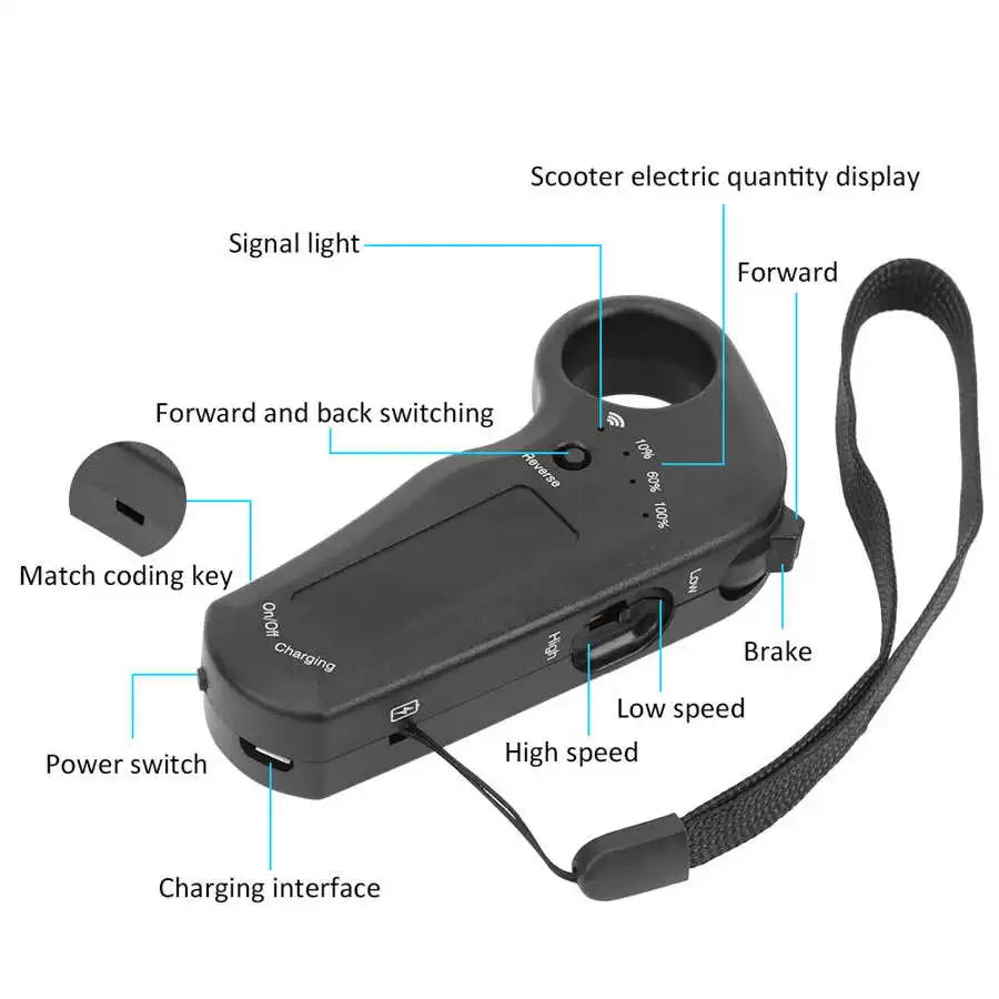2.4Ghz Electric  Remote Controller Four Wheeled Electric  Remote Control Receiver Longboard Part