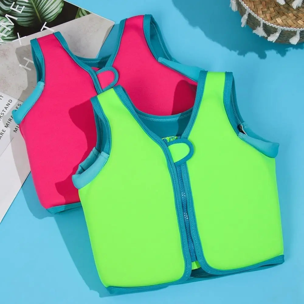 High-Buoyancy Girls Boys Swim Vest Toddler Baby Life Jackets For Kids Outdoor Activities Beginner Swimmer
