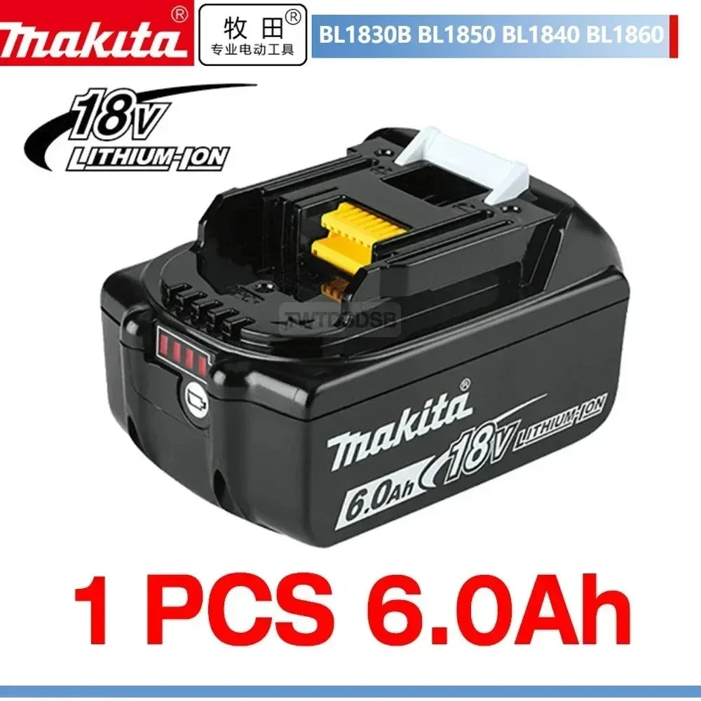 Original Makita 6Ah/5Ah/3Ah for Makita 18V Battery BL1830B BL1850B BL1850 BL1840 BL1860 BL1815 Replacement Lithium Battery