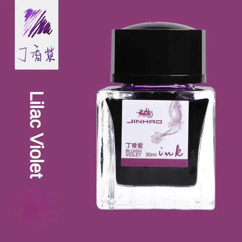 JINHAO 30/50/100ml Fountain Pen Ink Non-carbon Cartridge Refill Glass Bottled Fountain Pen Ink Stationery Office School Supplies