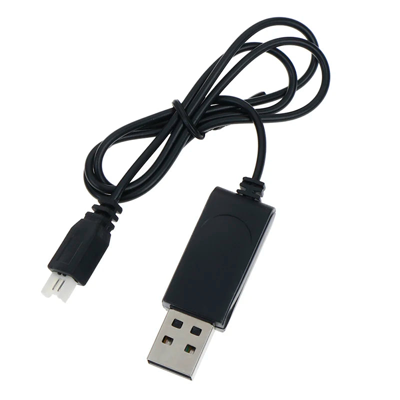 1Pc RC USB Charging 3.7V Lithium Battery Charger Cable USB Plug for 3Rc Drone Quadcopter  Plug Electric Toy USB Charging Cable