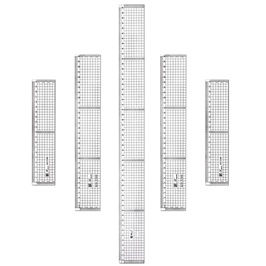 Transparent Ruler Board 20 30 50cm Students Writing Desk Pad PVC Grid Sewing Cutting Mats Drawing Clipboard Measuring Supplies