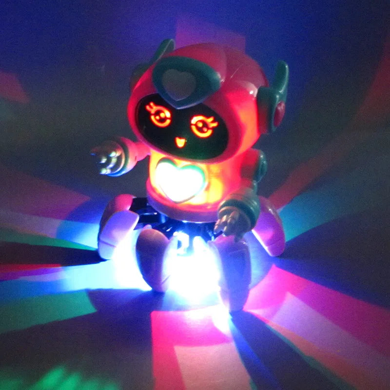 Dancing Six-claw Fish Robot Electronic toy Pet Funny Walking With Music Lightd Interaction Toys for Kids Boys' Birthday Gifts