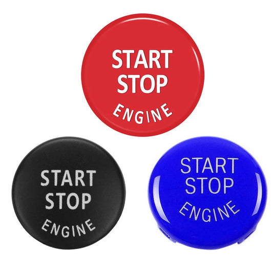 Car Engine Start Stop Switch Button Stickers for BMW X5 E53 E70 X6 E71 E72 X3 E83 X1 E84 E90 E60 E92 E93 E81 E87 Accessories