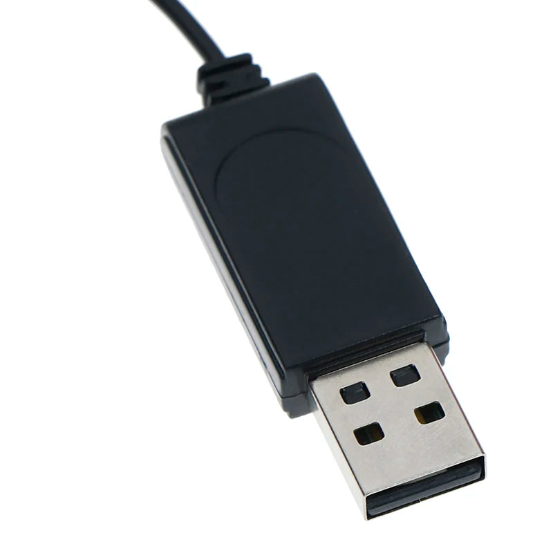 1Pc RC USB Charging 3.7V Lithium Battery Charger Cable USB Plug for 3Rc Drone Quadcopter  Plug Electric Toy USB Charging Cable
