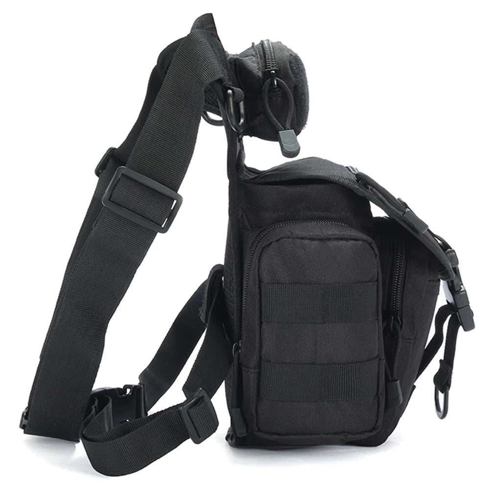 Molle Pouch Waist Belt Packs Lure Fishing Accessories Storage Zipper Bags nylon wallet Outdoor Camping Hiking Travel Leg Bag