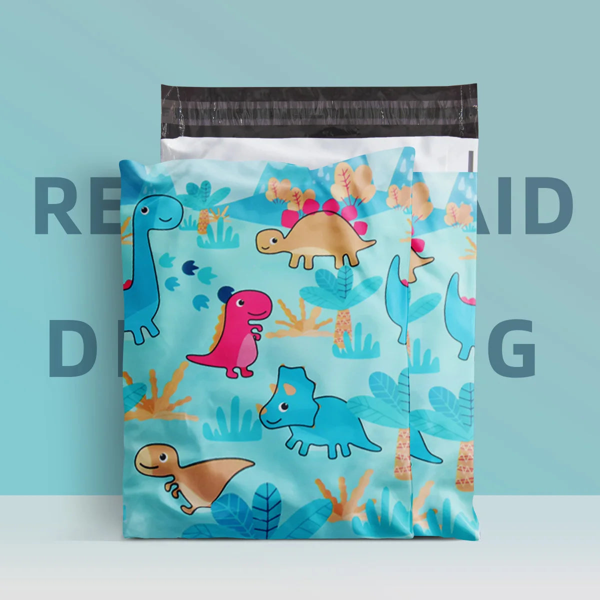 Color Express Bag Printing 10PCS 10x13'' Waterproof Packaging Printed Bag Wrapped Clothing Packaging Courier Mailer Envelopes