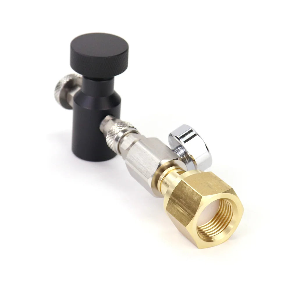 Soda Co2 Cylinder Tank Refill Adapter Filling Station Fit Fit Sodastream Blue CO2 Cylinder(Tr21-4 Thread) W21.8-14 Or CGA320