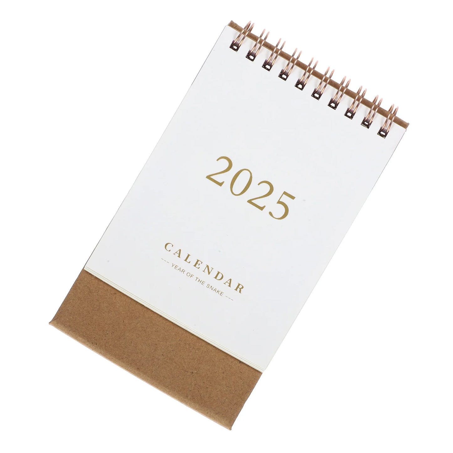 Spiral Calendar 2024 Daily Planner 2025 Desk Standing Monthly Paper Office