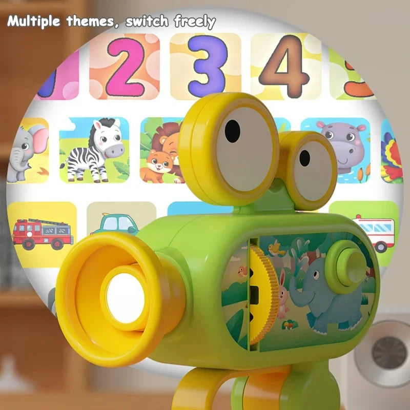 Projection Flashlight, 80Patterns, Early Education, Puzzle,  Development Toys, Cartoon, Projector Torch, Baby Toy, Luminous Toys